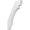Ekena Millwork 3 1/2-in. W x 16-in. D x 28-in. H Olympic Architectural Grade PVC Knee Brace BRCP035X16X28OLY - alternate 1